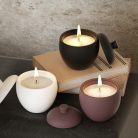 szilikon öntőforma - fedeles gyertyatégely 