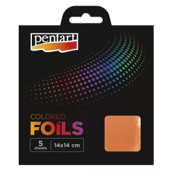 Színes fólia 5db/cs - rózsaarany
