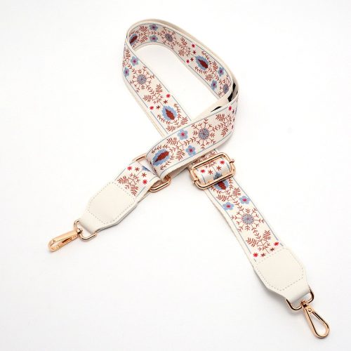 Táskapánt, heveder hímzett - Motívumos