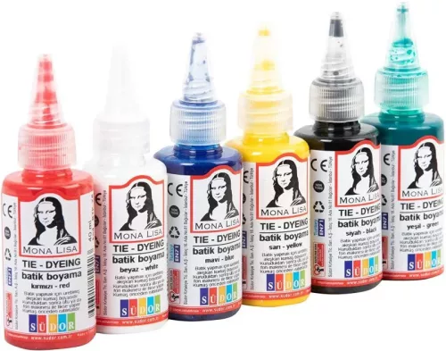 Textilfesték készlet – 6 × 40 ml, Südor batik