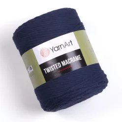   Yarn art twisted 5mm macrame kifésülhető fonal 784 tengerész kék