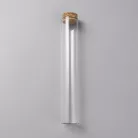 Üveg kémcső parafa dugóval 208x30mm