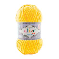 Alize velluto plüss, zsenília fonal 566 - Citrom