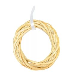 Vessző koszorú alap 20 cm - natúr