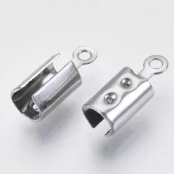 Zsinór végzáró 10x5 mm rozsdamentes 