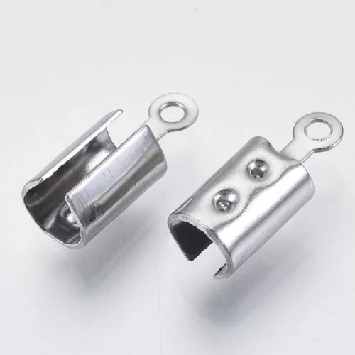 Zsinór végzáró 10x5 mm rozsdamentes 