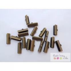 Szalagvégzáró 20db/cs - sárga bronz