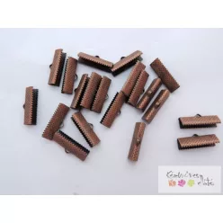 Szalagvégzáró 20db/cs - vörös bronz