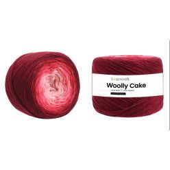   Loop'n Craft - Woolly Cake hosszan színátmenetes sütifonal (200g/700m) 08 Piros-rózsaszín