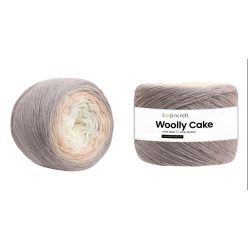   Loop'n Craft - Woolly Cake hosszan színátmenetes sütifonal (200g/700m) 09 krém-latte