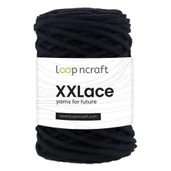 Loop'nCraft XXLace zsinórfonal 25-01 - Fekete