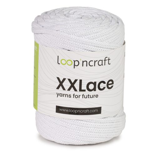 Loop'nCraft XXLace zsinórfonal 25-02 - Fehér