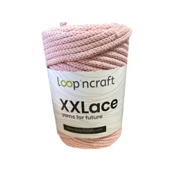 Loop'nCraft XXLace zsinórfonal 25-12 - Rózsaszín