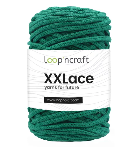Loop'nCraft XXLace zsinórfonal 25-27 - Élénk zöld