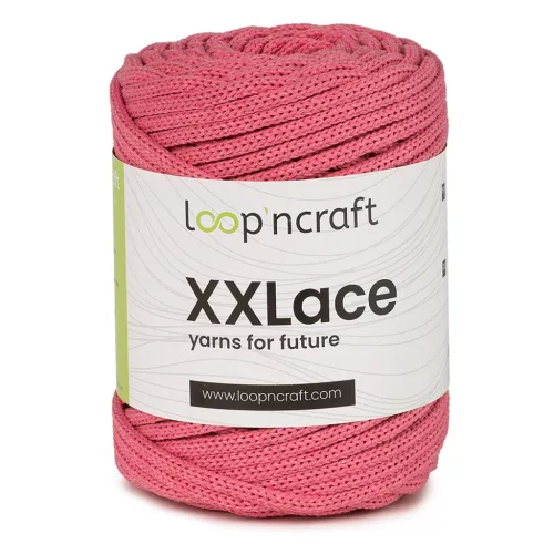 Loop'nCraft XXLace zsinórfonal 25-33 - Rózsaszín