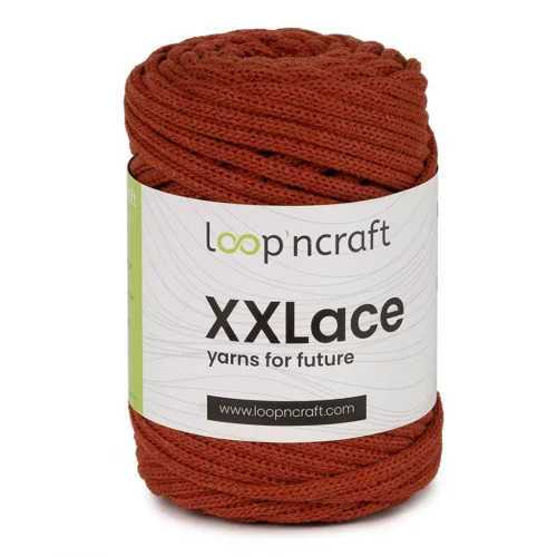 Loop'nCraft XXLace zsinórfonal 25-35 - Terracotta