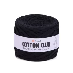   Yarnart Cotton club minőségi, prémium pólófonal 7300 - Fekete