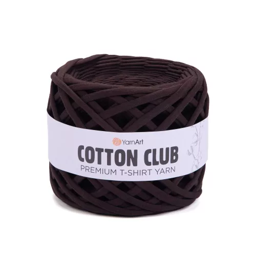 Yarnart Cotton club minőségi, prémium pólófonal 7305 - Csokoládé barna