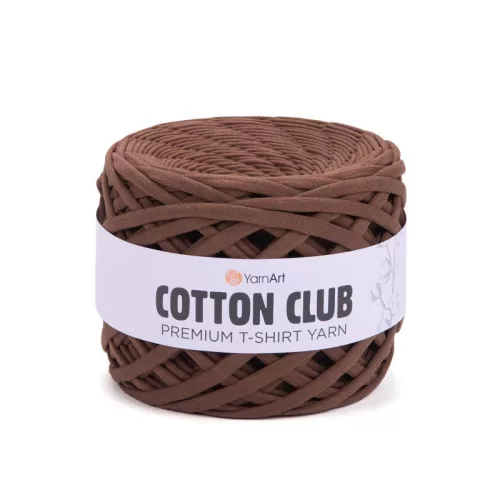 Yarnart Cotton club minőségi, prémium pólófonal 7306 - Csokoládé Barna