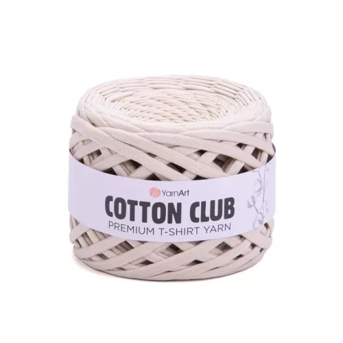 Yarnart Cotton club minőségi, prémium pólófonal 7312 - Világos bézs
