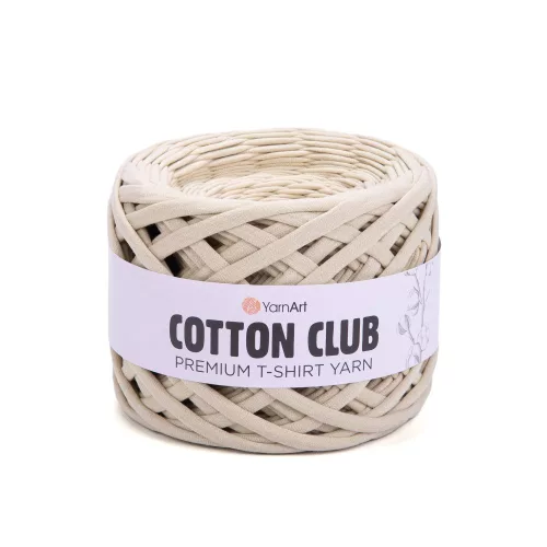 Yarnart Cotton club minőségi, prémium pólófonal 7315 - Világos bézs