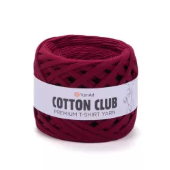  Yarnart Cotton club minőségi, prémium pólófonal 7335 - Bordó