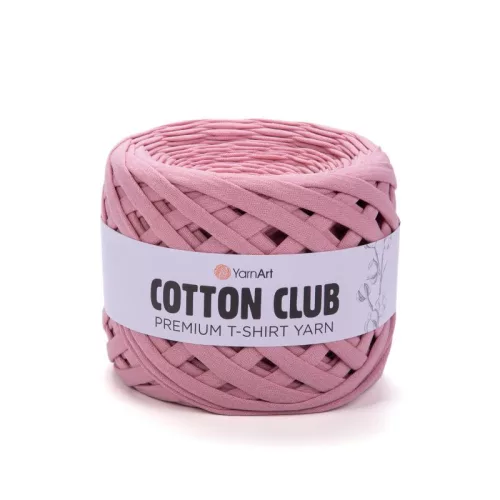 Yarnart Cotton club minőségi, prémium pólófonal 7341 - Púder rózsaszín