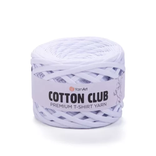 Yarnart Cotton club minőségi, prémium pólófonal 7350 - Hófehér