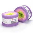 YarnArt Rosegarden fonal 312 Világoszöld-lila