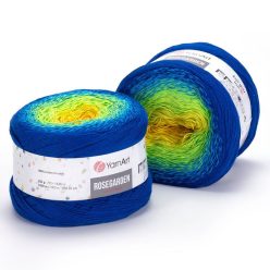 YarnArt Rosegarden fonal 320 Sárga-kék