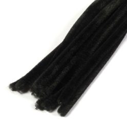 Zsenília drót 6x300 mm 10 db/cs - Fekete