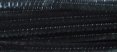 Zsenília drót 6x300 mm 10 db/cs - Fekete